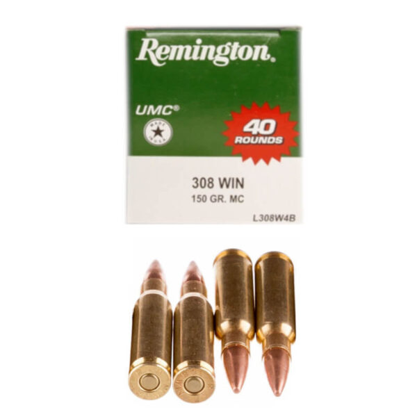 308 Win - 150 gr FMJ - Remington (L308W4B)
