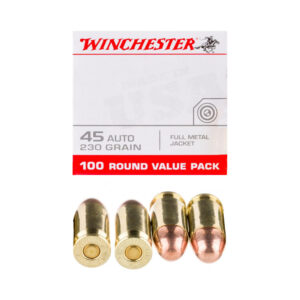 45 ACP - 230 gr FMJ - Winchester (USA45AVP) - 500 Rounds
