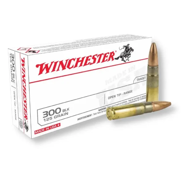 300 AAC 125gr OT Winchester USA300BLK Ammo