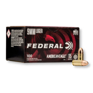 Federal American Eagle AE9DP100 9mm 115 gr FMJ Ammo