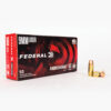 9mm Luger 147gr FMJ Federal American Eagle AE9FP Ammo Box Front with Rounds