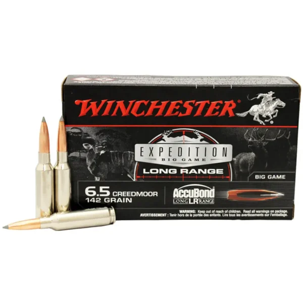 6.5 Creedmoor - 142 grain AccuBond Long Range - Winchester (S65LR) - 200 Rounds