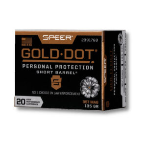 357 Mag - 135 gr GD HP - Speer Gold Dot 23917GD - 200 Rounds