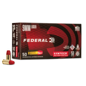 Bulk Federal SynTech 9mm Ammo - 150 gr TSJ AE9SJAP1 - 500 Rounds