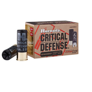 12 Gauge - 00 Buck - 8P - 2 3/4" - Hornady Critical Defense (86240) - 100 Rounds