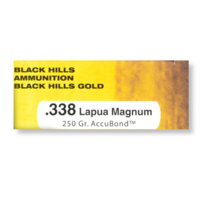 Black Hills Gold 338 Lapua Mag Ammo 250gr AccuBond