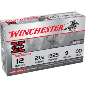 Winchester Super-X XB1200 12 Gauge 2.75 Inch 00 Buck 9 Pellet Ammo