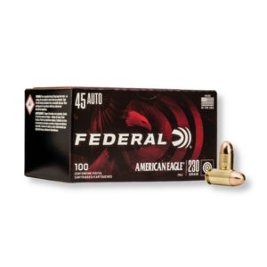 45 ACP 230 gr FMJ Federal American Eagle AE45A100 Value Pack