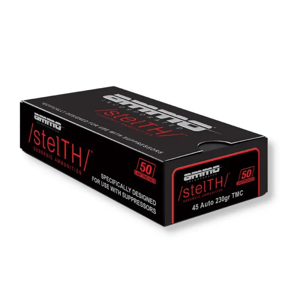 Ammo Inc stelTH Subsonic 45 Auto Ammo 230 gr TMC 45230TMC-STL