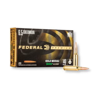 Federal Gold Medal 6.5 Creedmoor 140 gr Sierra MatchKing GM65CRD1 Ammo