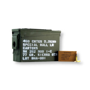 Black Hills 556 MK262 Mod 1C rounds in ammo can