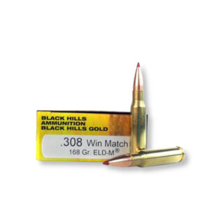 Black Hills 308 win 168 gr ELD-M 1C308BHGN11