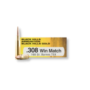 Black Hills Gold 308 win 168 gr tsx 1C308BHGN1