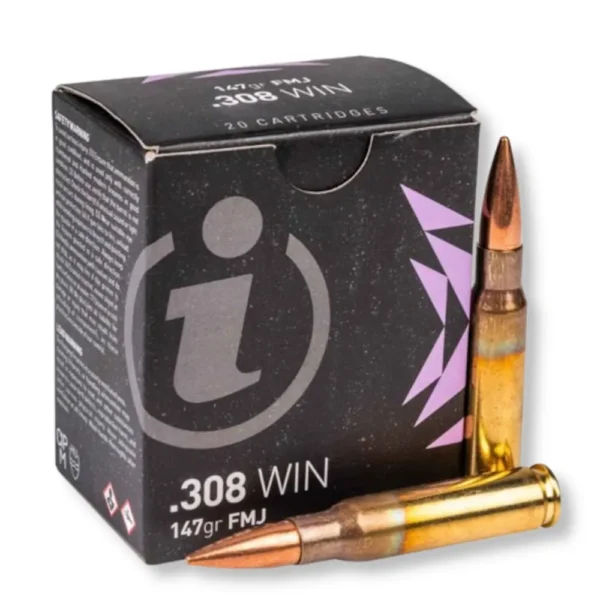 Igman 308 Win 147 Grain Fmj Ammo For Sale Cheap Brass Cased 308