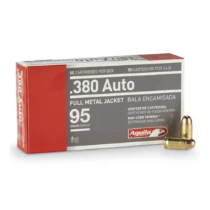 Aguila 1E802110 380 Auto 95 Grain FMJ Ammo