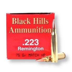Black Hills 223 Rem 75 Gr Heavy Match HP D223N6