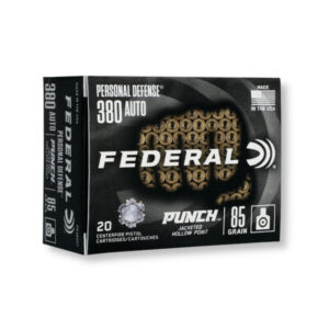 Federal 380 Auto 85 gr Punch JHP PD380P1