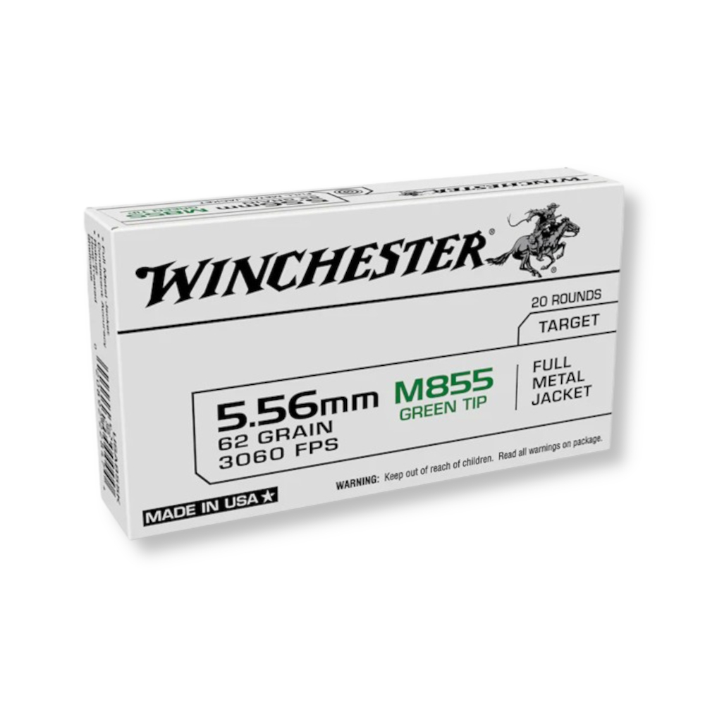 Winchester 5.56x45mm 62 gr m855 fmj WM855K