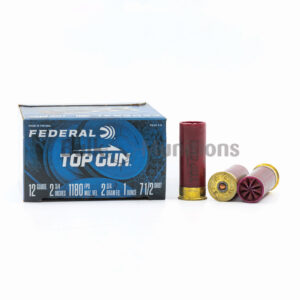12 Ga - 2-3/4" 1 oz #7.5 Shot - Federal Top Gun (TG12175) - 250 Rounds