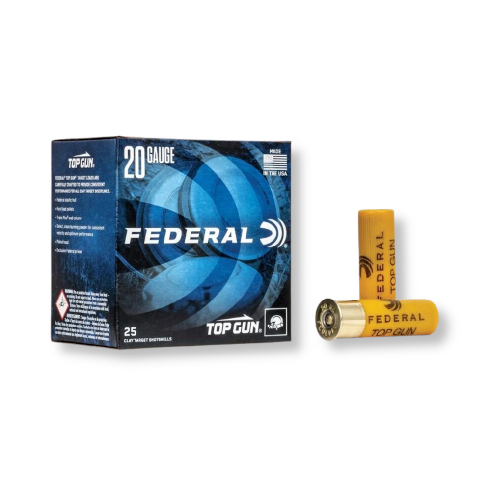 Federal 20 Gauge #8 LEAD SHOT Brass – 250rd