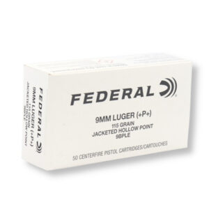 Federal Hi-Shok 9BPLE 9mm 115 Grain JHP Ammo