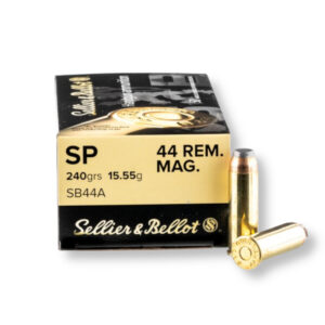 Sellier Bellot SB44A 44 Mag 240 Grain SP Ammo