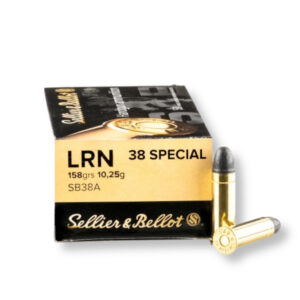 Sellier Bellot SB38A 38 Special 158 Grain LRN Ammo