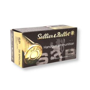 Sellier Bellot SB38C 38 Special 158 Grain SP Ammo