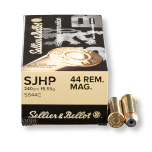 Sellier Bellot SB44C 44 Mag 240 Grain SJHP Ammo