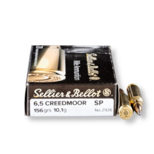 Sellier Bellot SB65D 6.5 Creedmoor 156 Grain SP Ammo