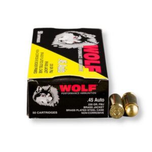 Wolf Performance 45CWFMJ 45 ACP 230 Grain FMJ Ammo