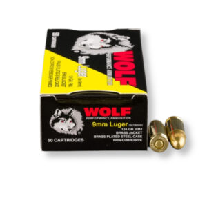 Wolf Performance TS9WPFMJ 9mm 124 Grain FMJ Ammo