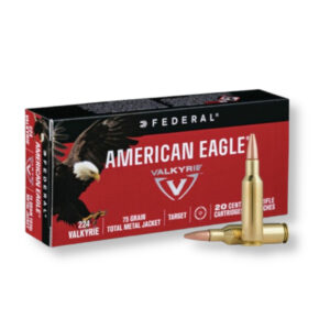 Federal American Eagle AE224VLK1 224 Valkyrie 75 Grain TMJ Ammo