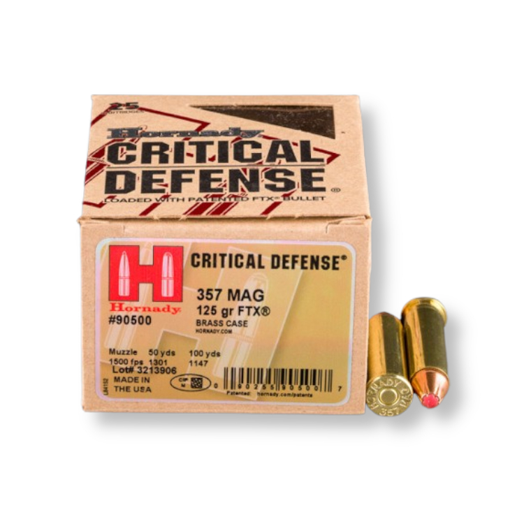 Hornady Critical Defense 90500 357 Mag 125 Grain FTX Ammo
