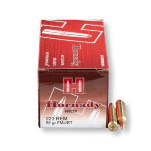 Hornady 80275 223 Rem 55 Grain FMJ-BT Ammo