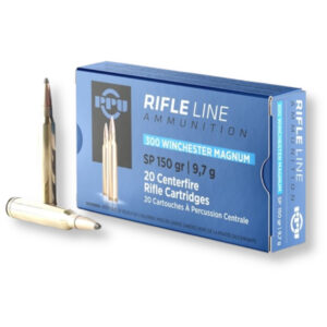PPU PP3001 300 Win Mag 150 Grain SP Ammo