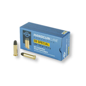 PPU PPH38SL 38 Special 158 Grain LRN Ammo