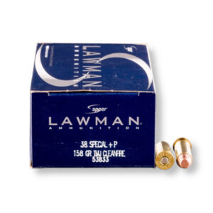 Speer Lawman Clean-Fire 53833 38 Special 158 Grain TMJ Ammo