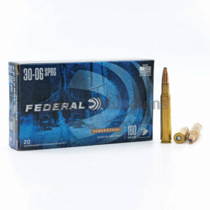 Federal Power-SHOK 3006B 30-06 Springfield 180 Grain JSP Ammo