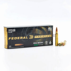 Federal Gold Medal GM223M 223 Rem 69 Grain BTHP Ammo