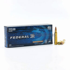 Federal Power-Shok 223A 223 Rem 55 Grain JSP Ammo