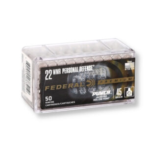 Federal Personal Defense Punch PD22WMR1 22 WMR 45 Grain JHP Ammo