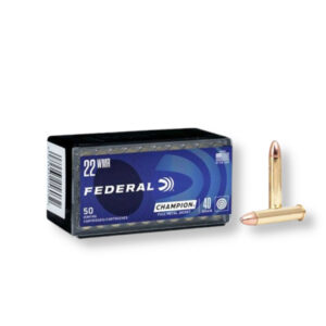 Federal 737 22 WMR 40 Grain FMJ Ammo