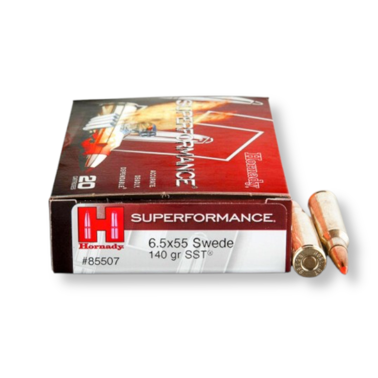 Hornady Superperformance 85507 6.5x55 Swedish 140 Grain SST Ammo