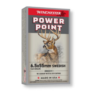 Winchester Power-Point X6555 6.5x55 Swedish 140 Grain PP Ammo