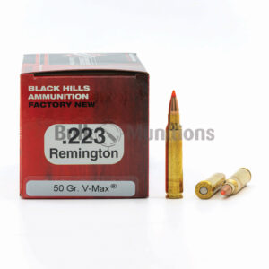 223 Rem - 50 gr V-MAX - Black Hills (D223N7) - 500 Rounds