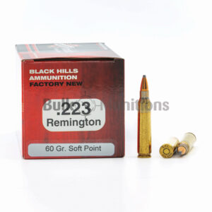 223 Rem - 60 gr SP - Black Hills (D223N4) - 500 Rounds