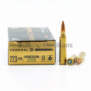 223 Rem - 69 gr BTHP - Federal Gold Medal (GM223M) - 200 Rounds