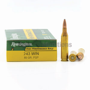 243 Win - 80 gr PSP - Remington (27800) - 200 Rounds