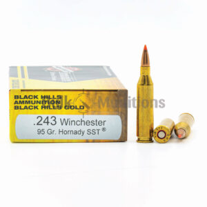 243 Win - 95 gr SST - Black Hills Gold (1C243BHGN3) - 100 Rounds